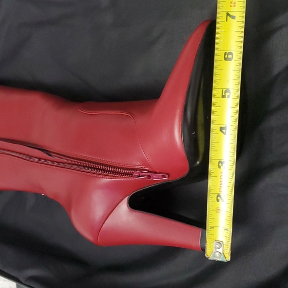 Saint Laurent Boots Oyum red - Picture 7 of 9